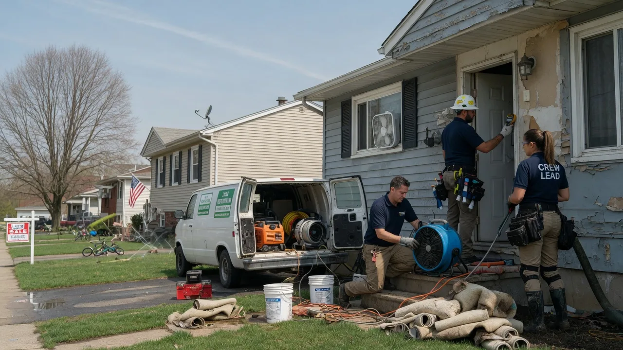 Flood Cleanup in Stirling, NJ near me